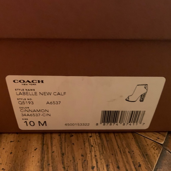 Coach Labelle New Calf Women’s Heels 10M - Picture 9 of 11
